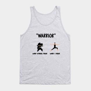 Are You Thinking What I'm Thinking? Warrior Yoga Pose Tank Top